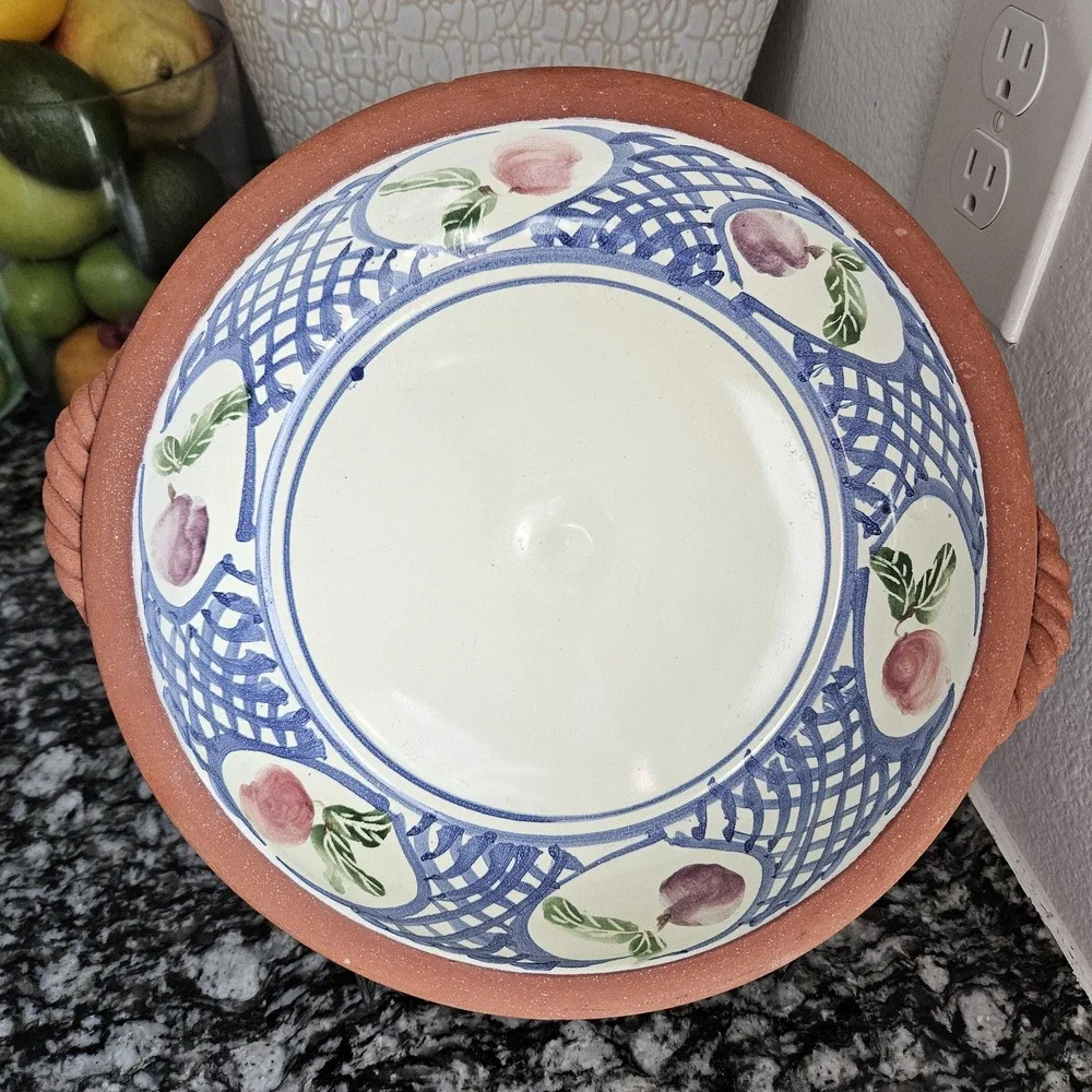 Vintage Darcy Margesson Stoneware Pottery  Platter  Casserole‎ Deep Dish